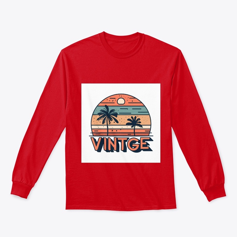 Vintage beach sunset shirt