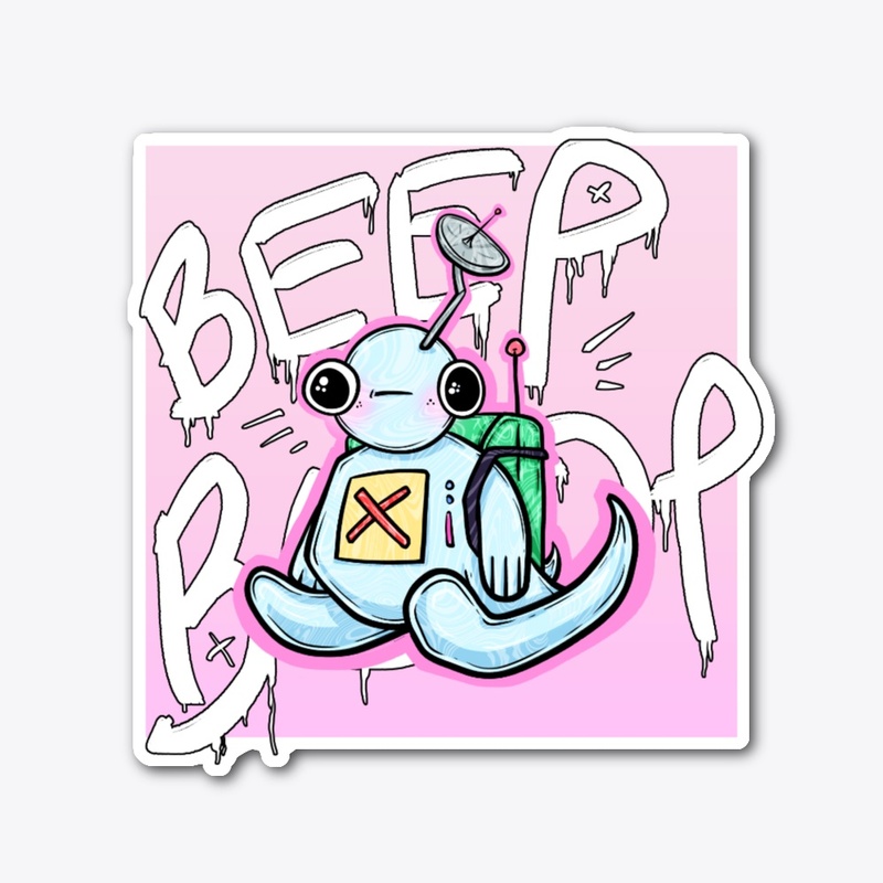 Beep Boop Cute Robot