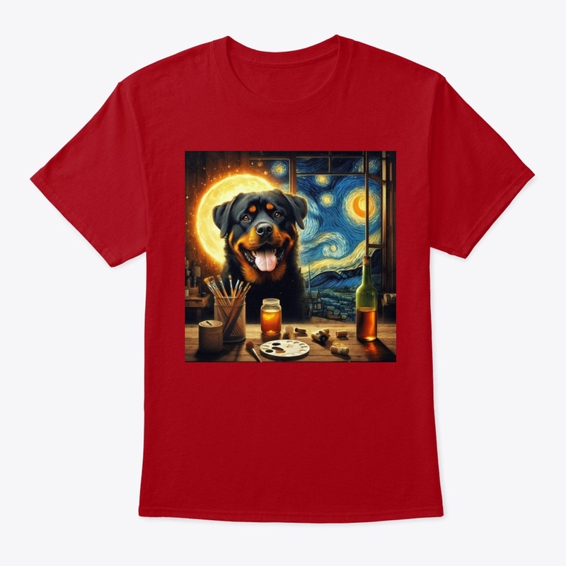 Rottweiler's Starry Night