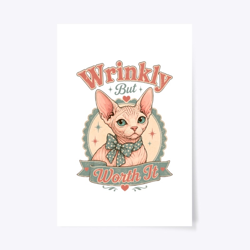 Wrinkly But Worth It Sphynx Cat