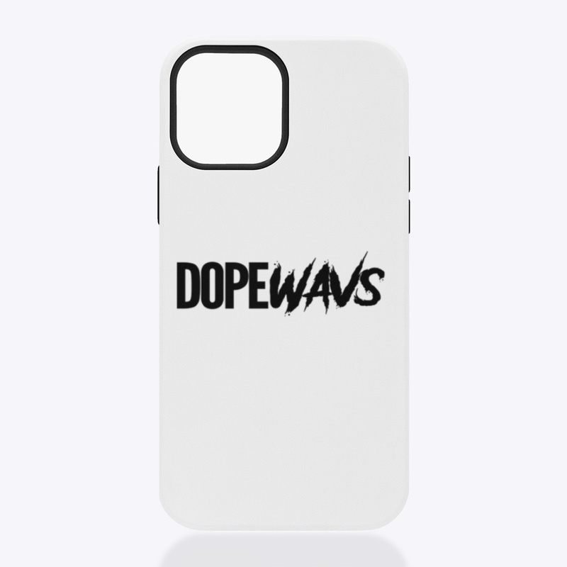 DopeWavs iPhone Case White