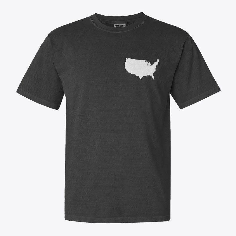 Modern Pixel USA Map Tee
