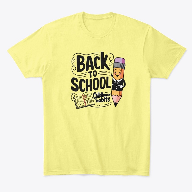 Colorful Back to School Illustration