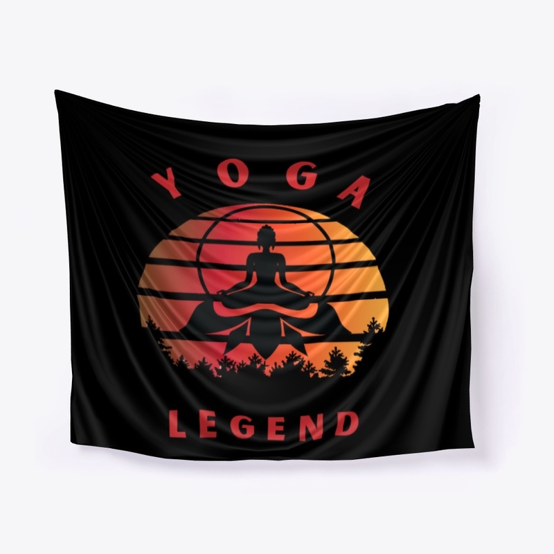 Yoga Legend Retro Vintage Design