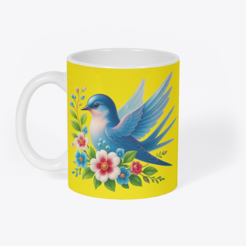 Swallowbird Garden Mug