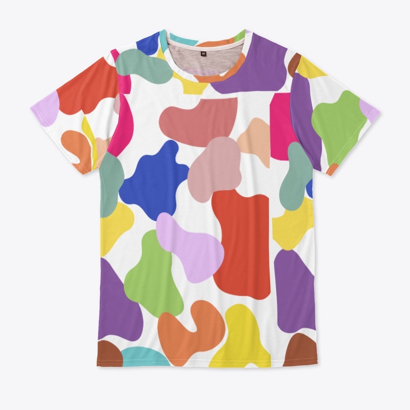 All over Colourful printed tshirt 