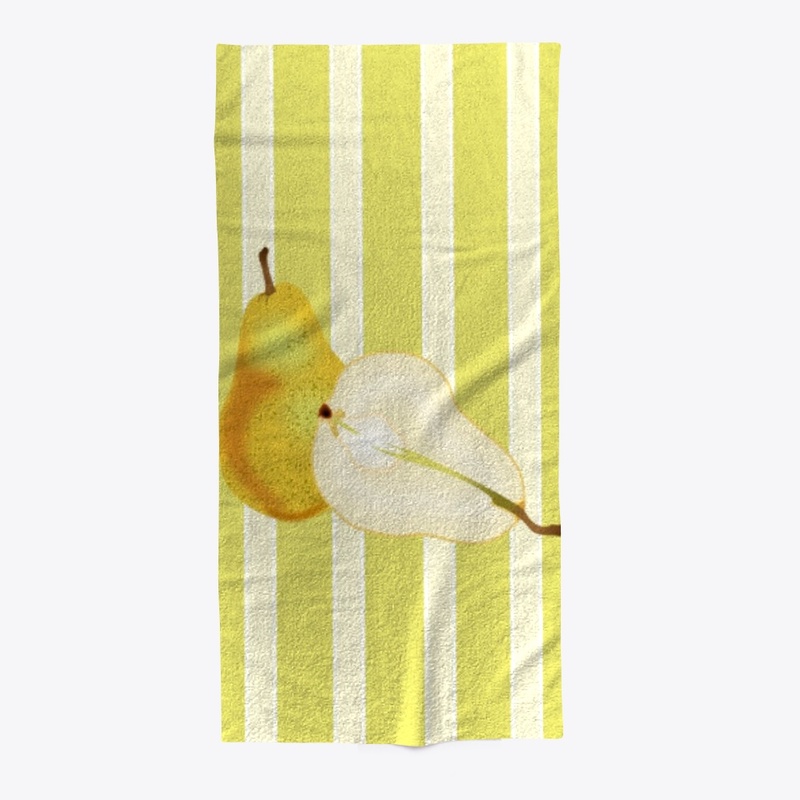 Pear  on Fruit Striped Colors
