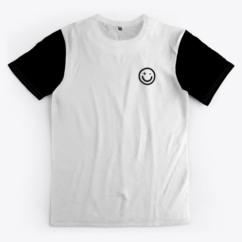 K4L WHITE WITH BLACK SLEEVES TEE