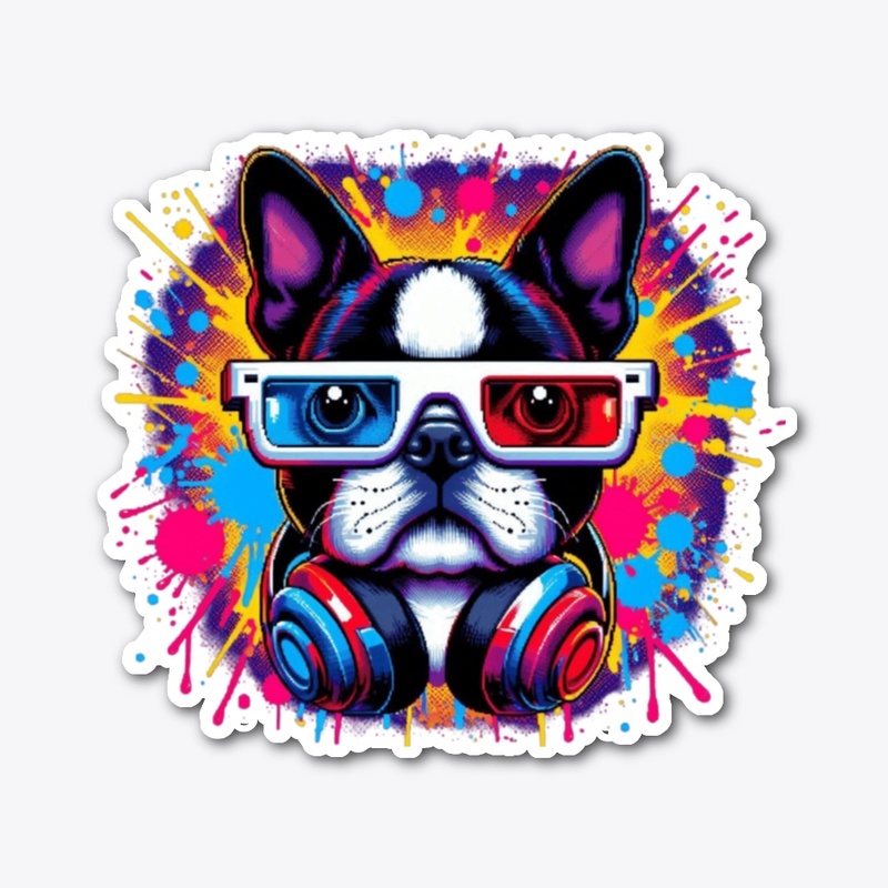3D Boston Terrier 6