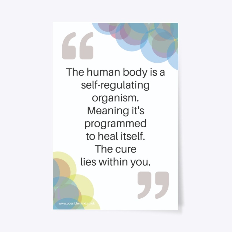 Healing Quote – Possible Mind Poster