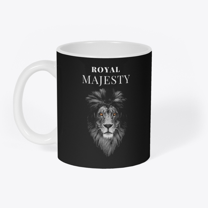 The Majestic Lion Typography Tshirt 