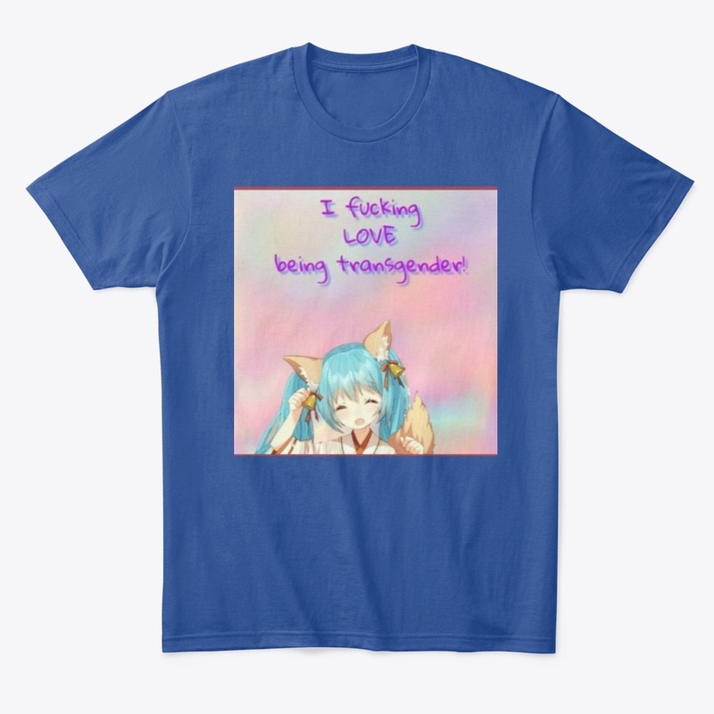 Cat girl tee