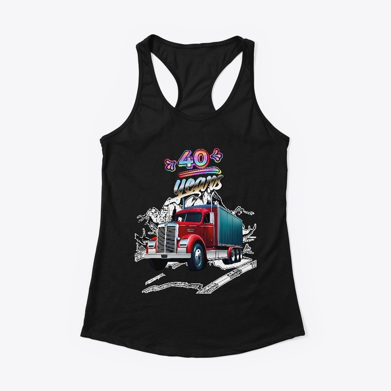 40 Years Celebration T-shirt Design