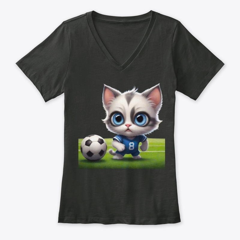 Purr-Fect Goal: Cat FIFA Tee 2024