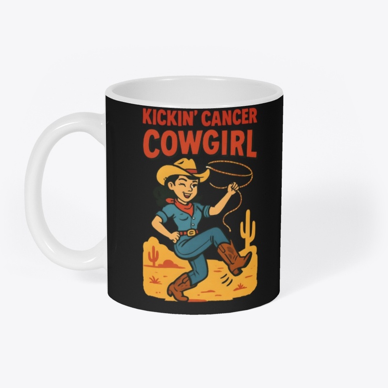 Kickin' Cancer Cowgirl T-Shirt