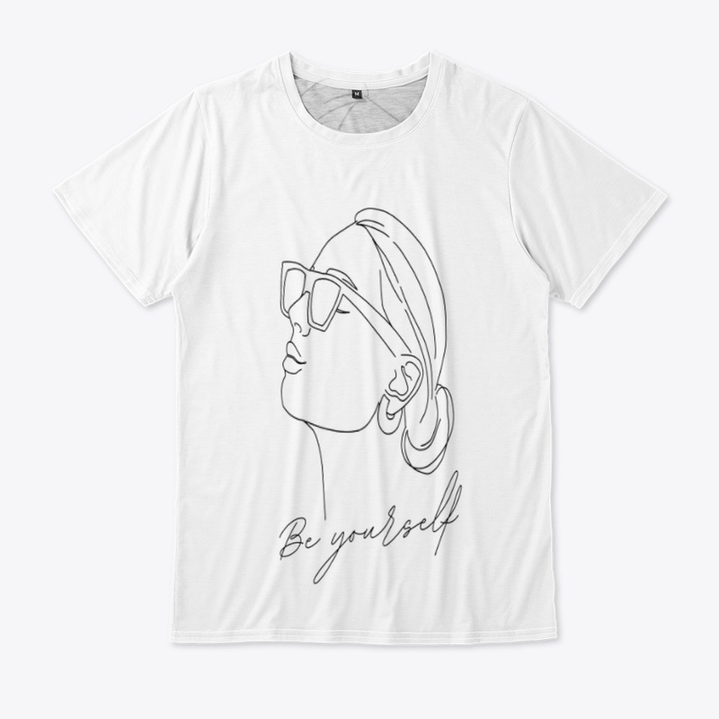 Exquisite white T-shirt adorned Tishirt 