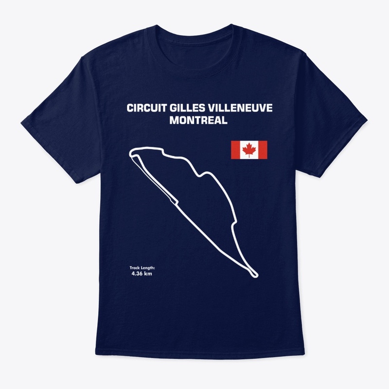 Gilles Villeneuve Circuit Track Outline 