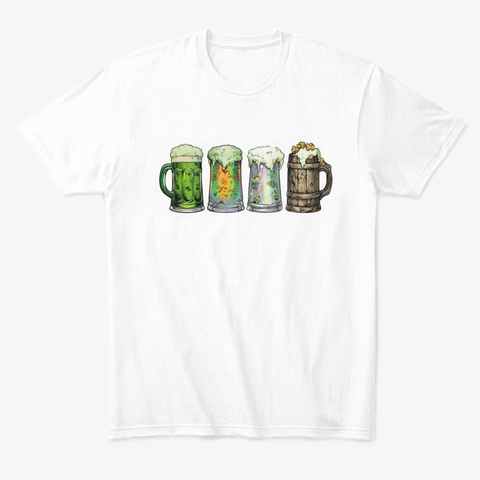 Irish Brew! White T-Shirt Front