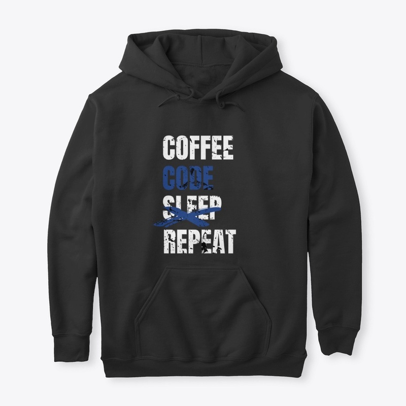Coffee Code Sleep Repeat Design Gift