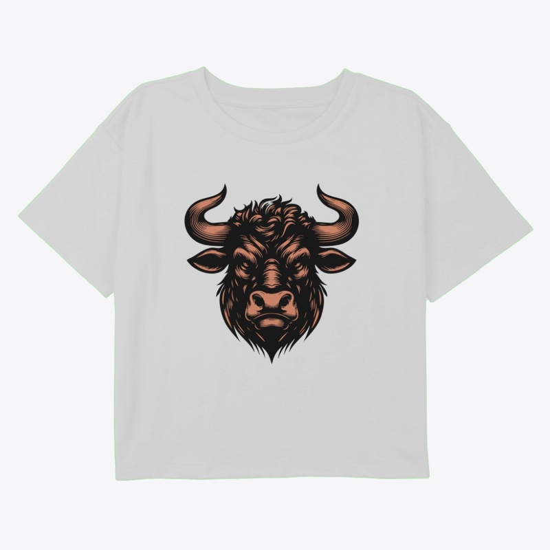 Majestic Angry Cow Head