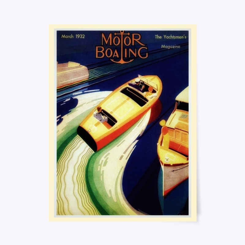 1932 Vintage Magazine Poster 