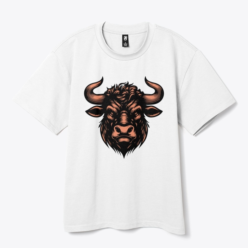 Majestic Angry Cow Head