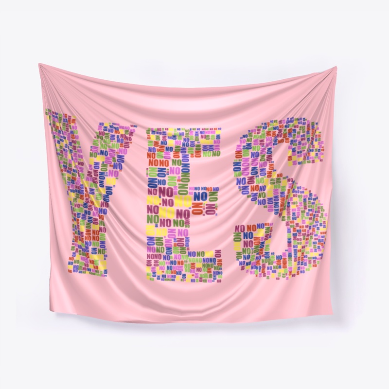 The power of Yes tapestry