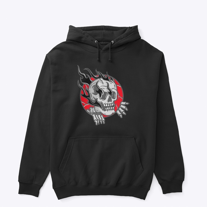 flame skull