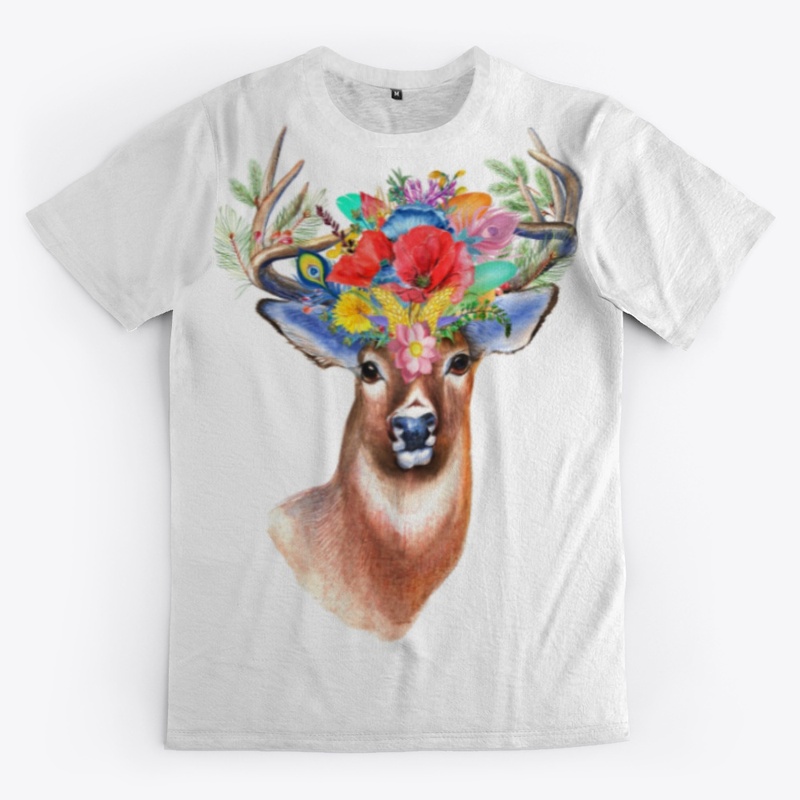 beautiful spotted deer