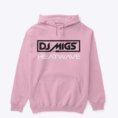 Dj Migs Apparel Light Pink Camiseta Front