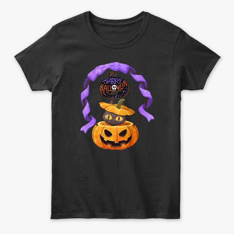 Happy Halloween With Pumpkin