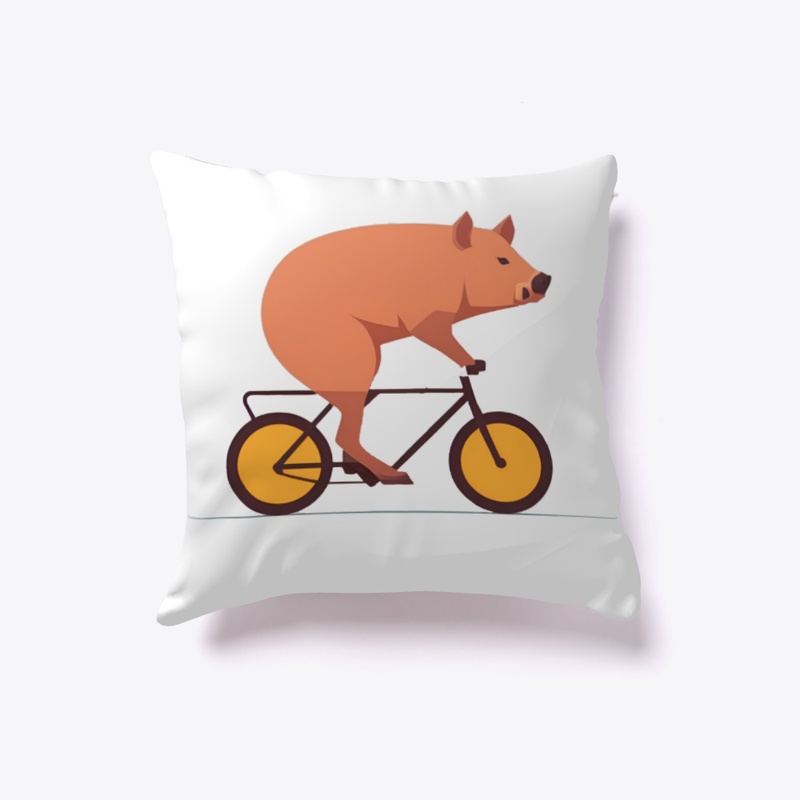 Funny boar rides