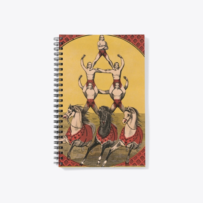 Five acrobats Notebook