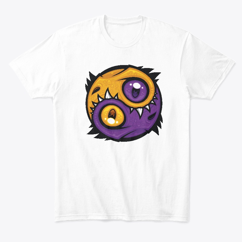 Gold and Purple Yin Yang Dragons