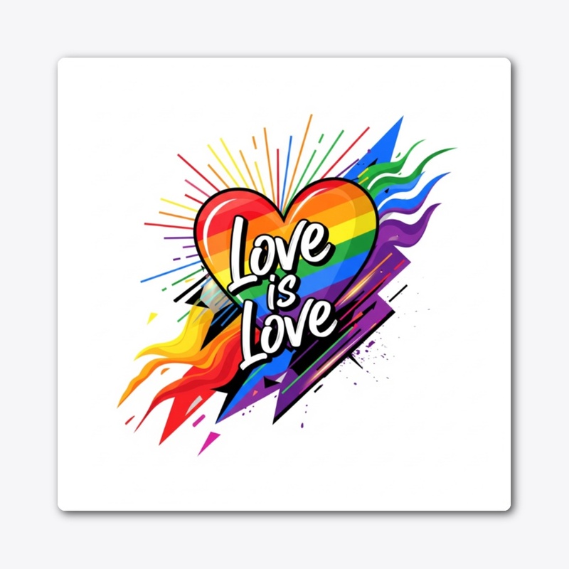 Love is Love Pride Heart