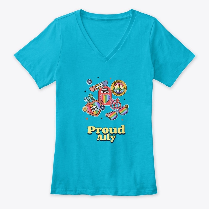 Proud Ally LGBTQ T-Shirt.