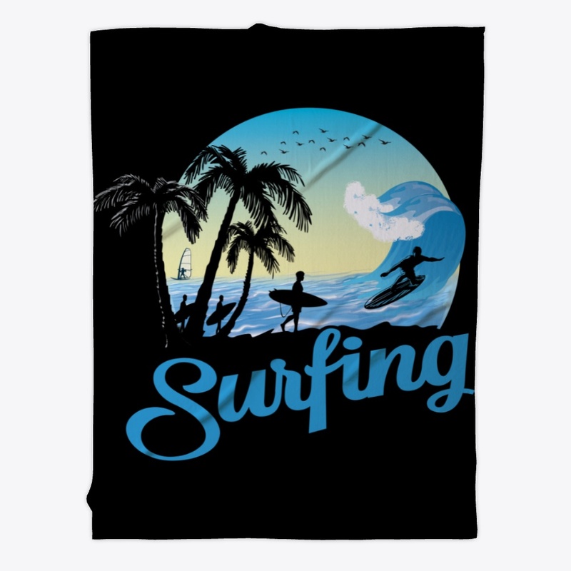 Surfing Sea Beach