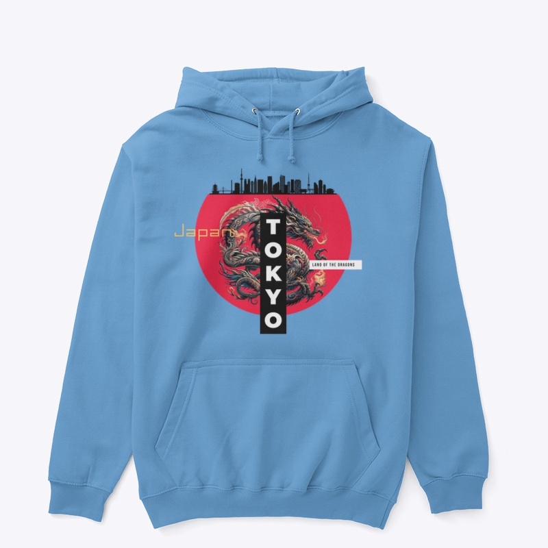 Tokyo Dragon Pullover Hoodie