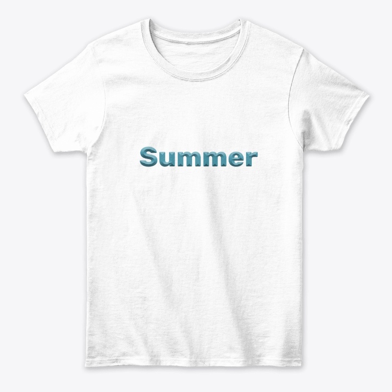 Summer Blue word 