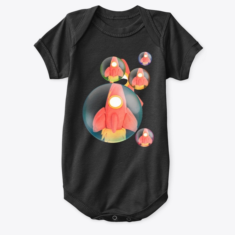 Rocket design in bubbles 