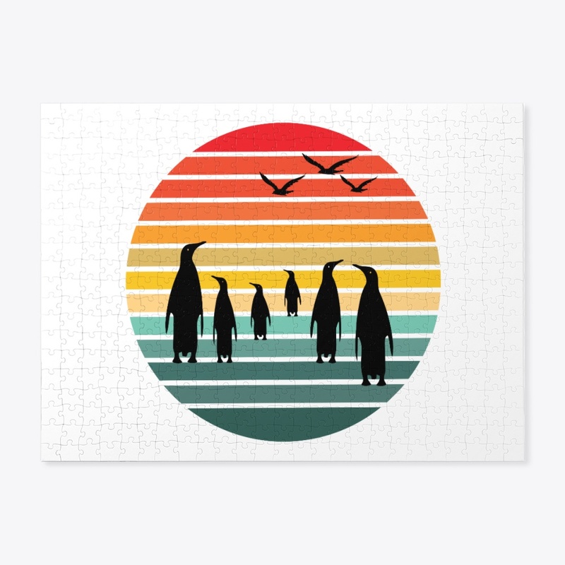 Retro vintage sunset design
