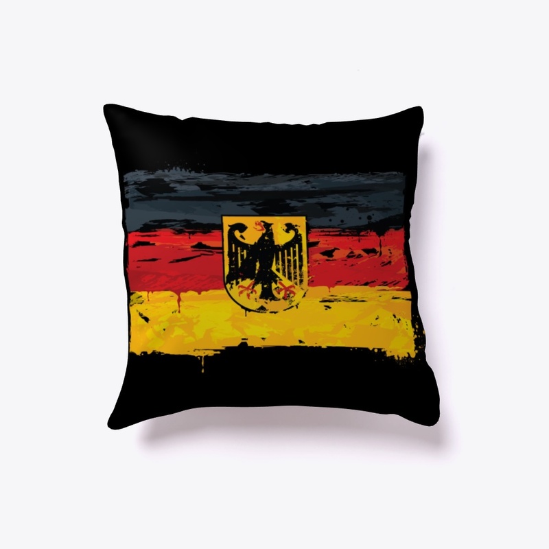 German painted flag