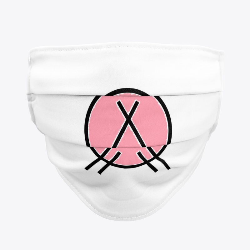 Pink on white