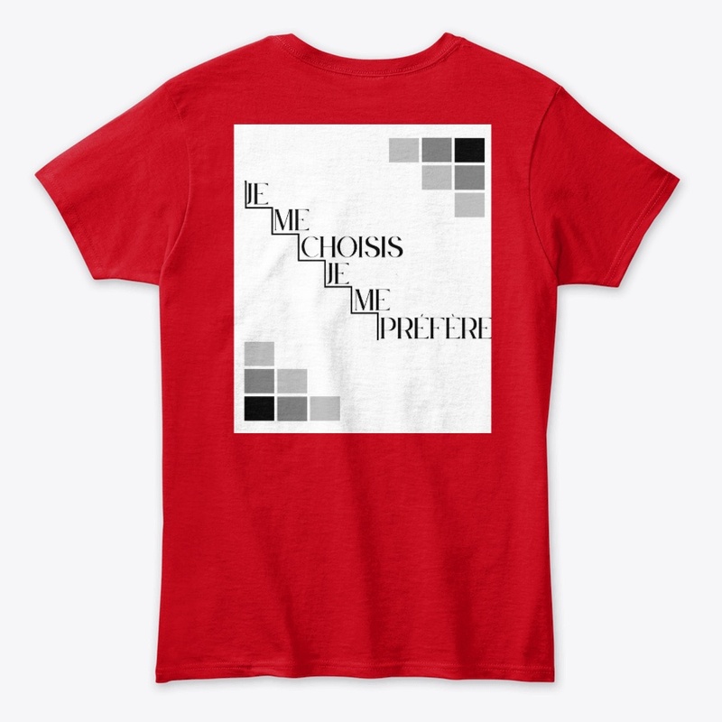 T-shirt  je me choisis, je me préfère 