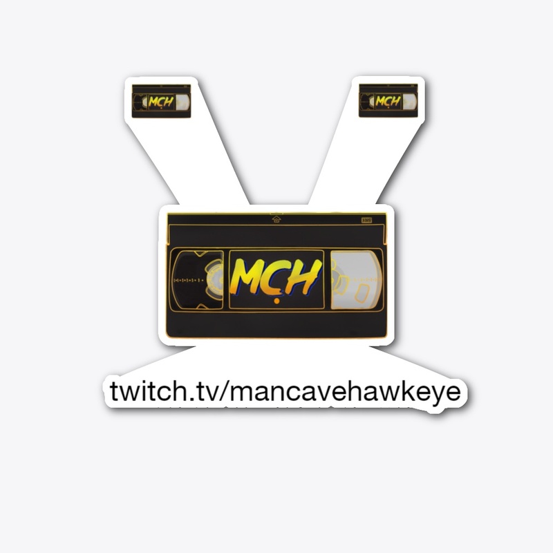 Mancave Sticker