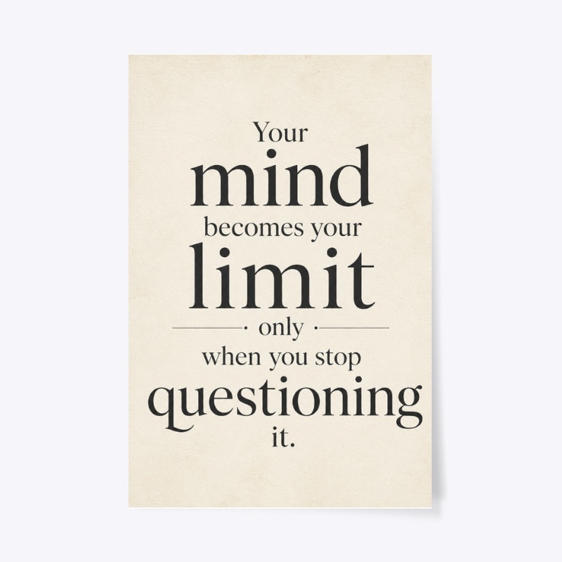 Quiet Your Limits Wall Art