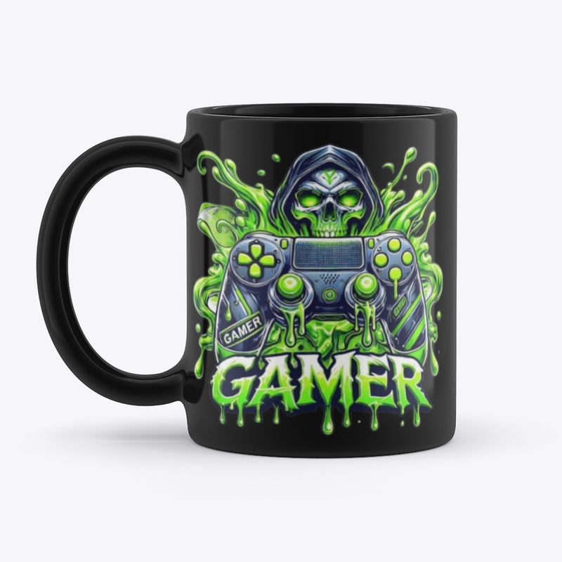 Gamer Skull Controller Drinkware!