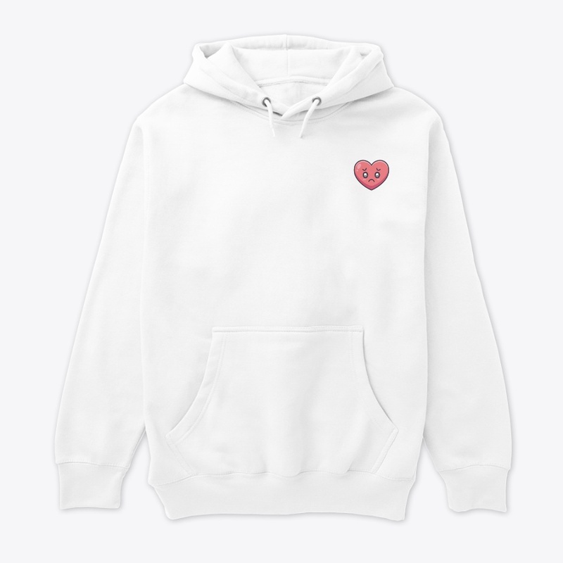 Sad heart print