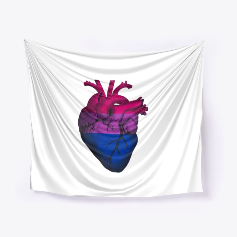 Bisexual Pride Anatomical Heart