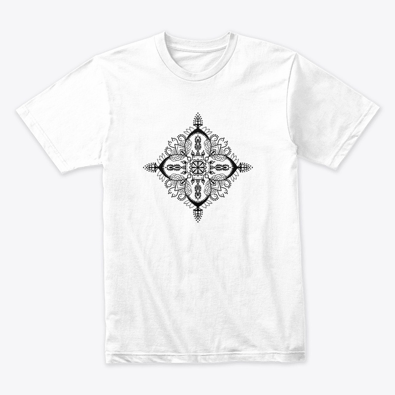 Modern tee mandala